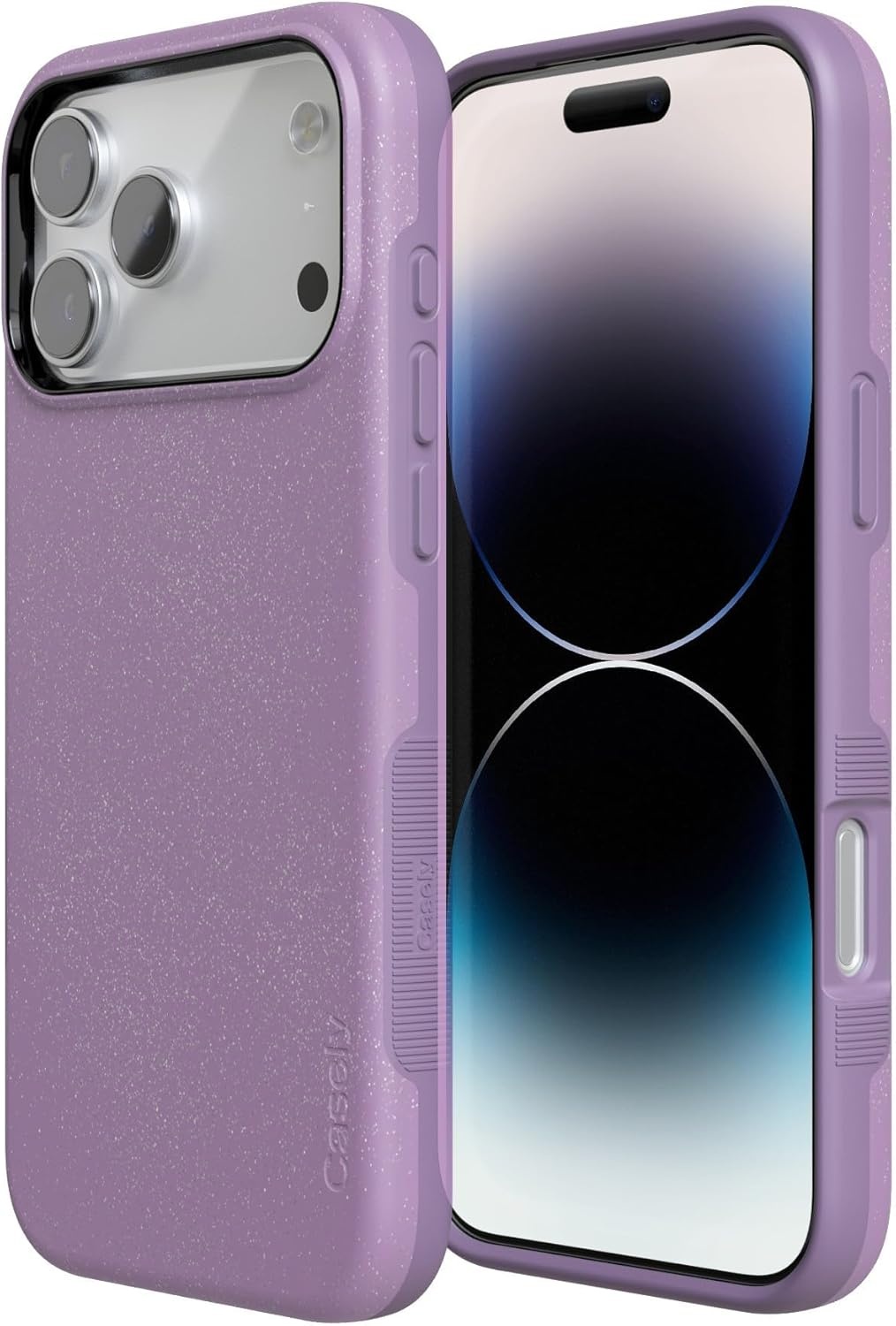 image:imageCasely iPhone 17 Pro Max Case Starfish Wishes Coral Pink Shimmer Bold Protective Design MagSafe Compatible DesignShimmer Lavender Waves