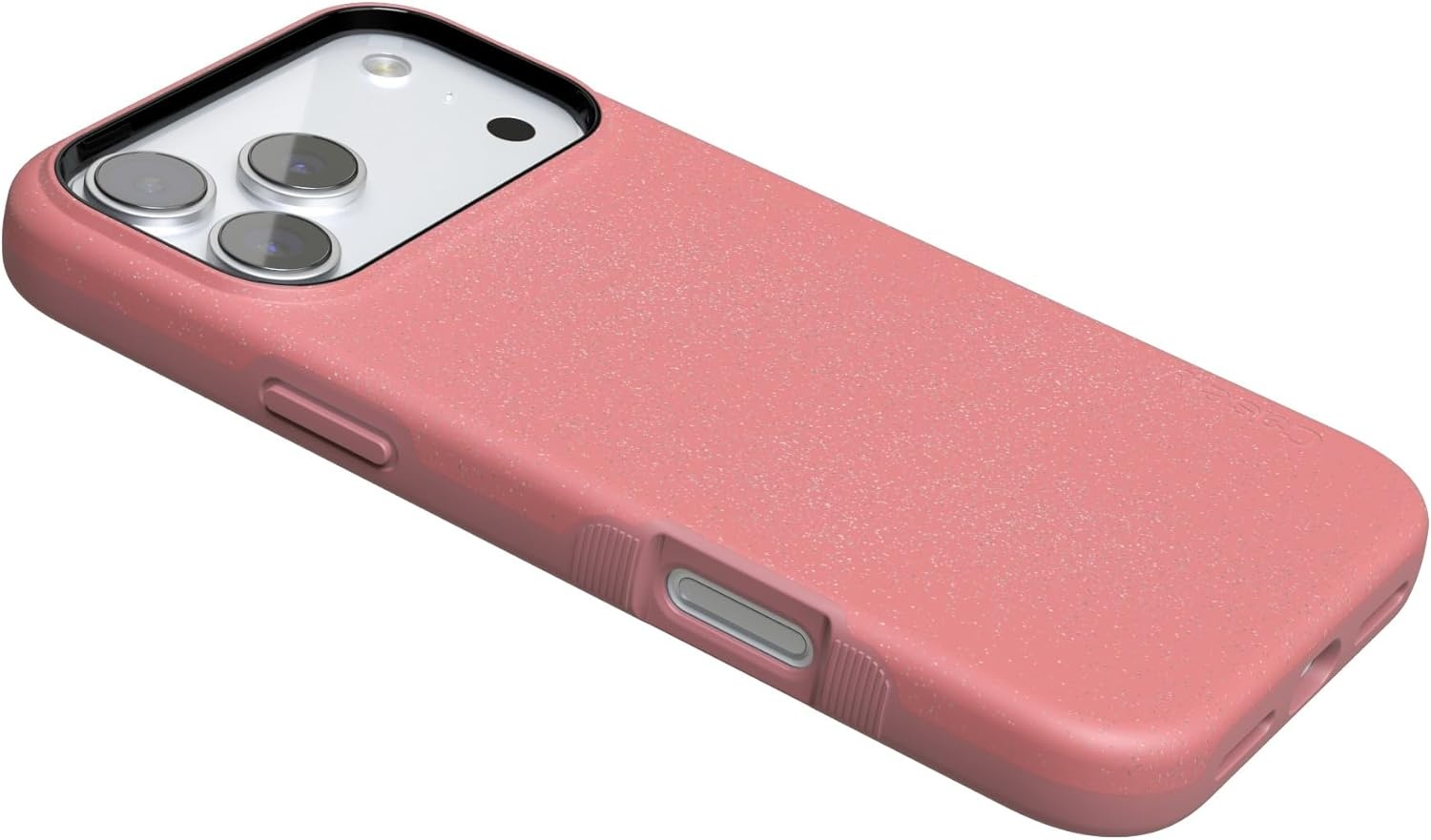 image:imageCasely iPhone 17 Pro Max Case Starfish Wishes Coral Pink Shimmer Bold Protective Design MagSafe Compatible DesignStarfish Wishes Coral Pink Shimmer
