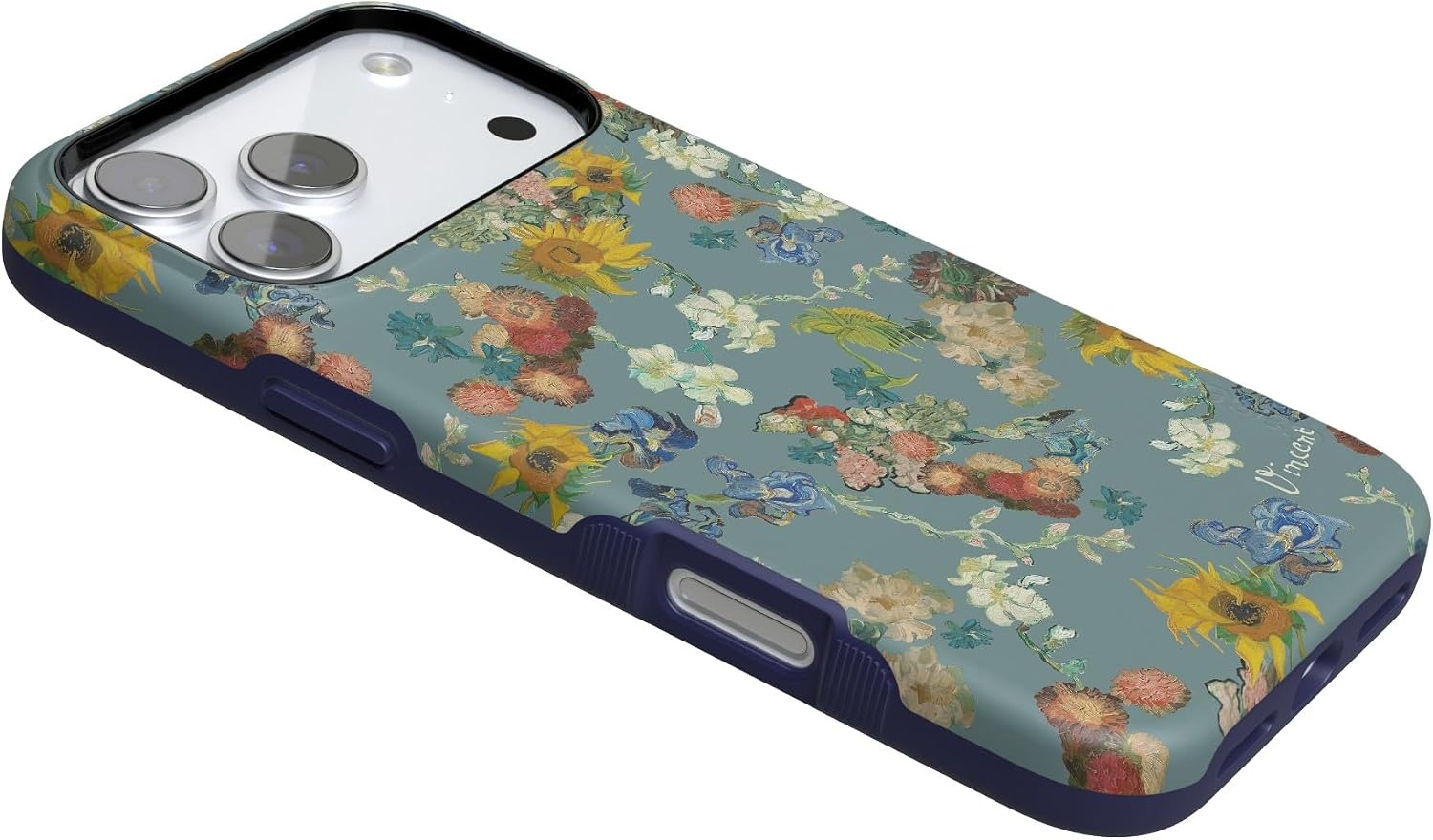 image:imageCasely iPhone 17 Pro Max Case Starfish Wishes Coral Pink Shimmer Bold Protective Design MagSafe Compatible DesignVan Gogh Vincents Flowers
