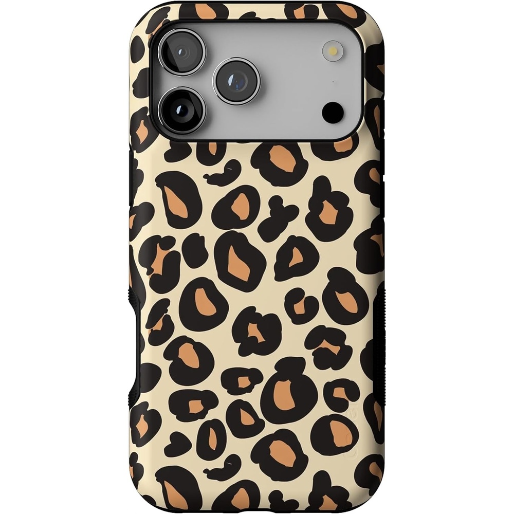 image:imageCasely iPhone 17 Pro Max Case Starfish Wishes Coral Pink Shimmer Bold Protective Design MagSafe Compatible DesignInto the Wild Leopard Print