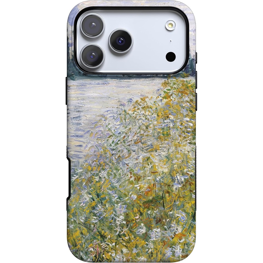 image:imageCasely iPhone 17 Pro Max Case Starfish Wishes Coral Pink Shimmer Bold Protective Design MagSafe Compatible DesignMonets Summer Landscape The Met Museum