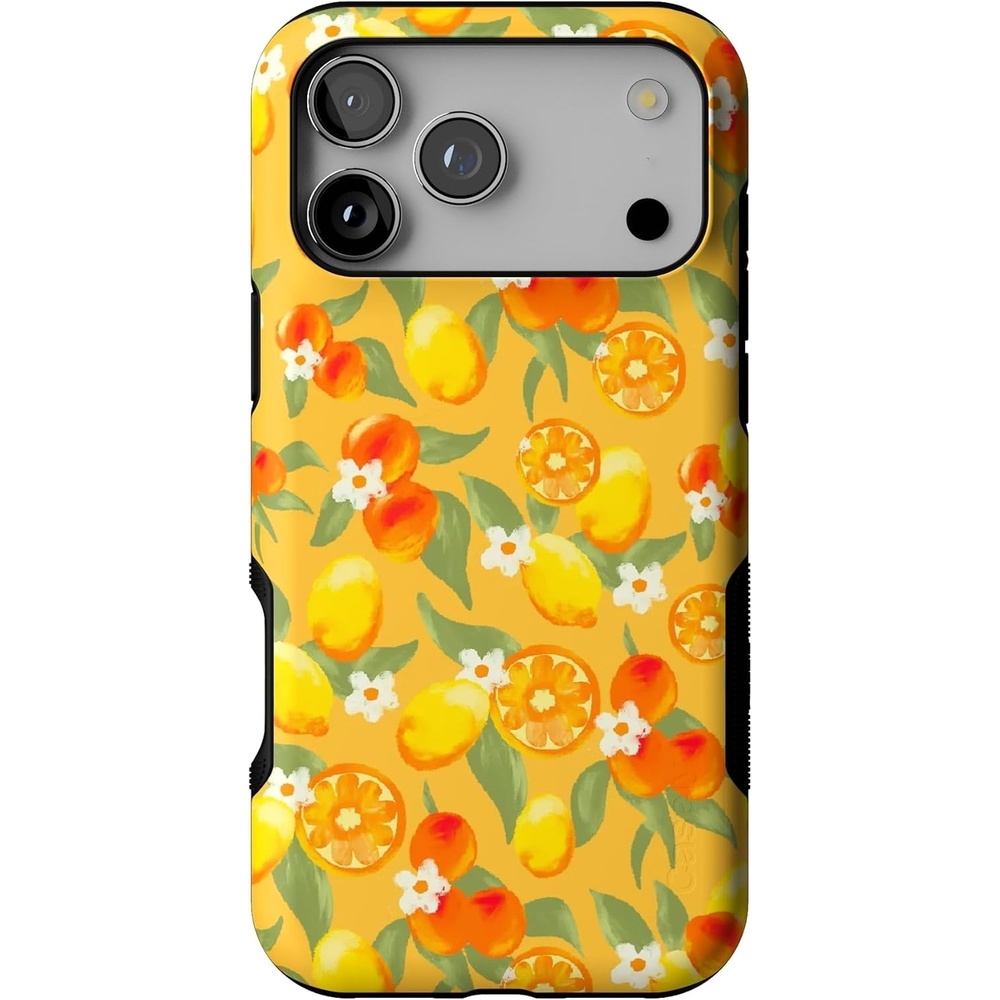 image:imageCasely iPhone 17 Pro Max Case Starfish Wishes Coral Pink Shimmer Bold Protective Design MagSafe Compatible DesignPositano Dippin Daisys Italian Coast