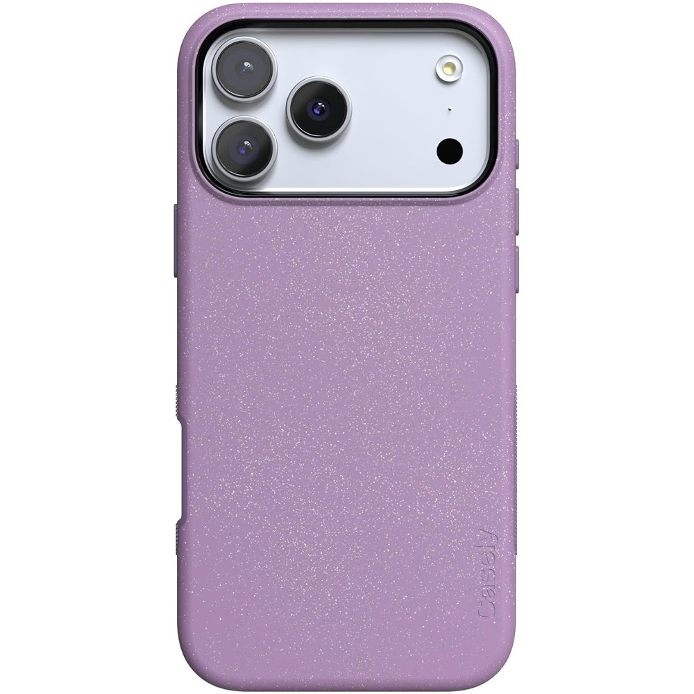 image:imageCasely iPhone 17 Pro Max Case Starfish Wishes Coral Pink Shimmer Bold Protective Design MagSafe Compatible DesignShimmer Lavender Waves