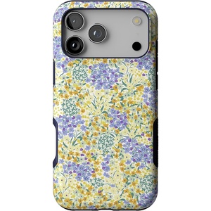 Casely iPhone 17 Pro Max Case | Starfish Wishes | Coral Pink Shimmer | Bold Protective Design | MagSafe Compatible Design(Dream Garden | Cottagecore)