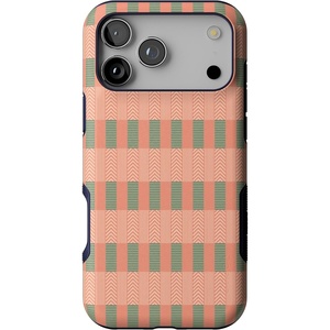 Casely iPhone 17 Pro Max Case | Starfish Wishes | Coral Pink Shimmer | Bold Protective Design | MagSafe Compatible Design(Grand Cabana | Palm Beach)
