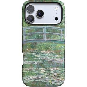 Casely iPhone 17 Pro Max Case | Starfish Wishes | Coral Pink Shimmer | Bold Protective Design | MagSafe Compatible Design(Monet’s Bridge | The Met Museum)