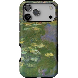 Casely iPhone 17 Pro Max Case | Starfish Wishes | Coral Pink Shimmer | Bold Protective Design | MagSafe Compatible Design(Monet’s Water Lilies | The Met Museum)
