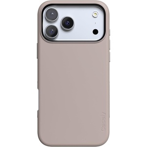 Casely iPhone 17 Pro Max Case | Starfish Wishes | Coral Pink Shimmer | Bold Protective Design | MagSafe Compatible Design(Taupe on Nude)