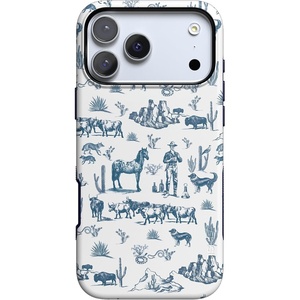 Casely iPhone 17 Pro Max Case | Starfish Wishes | Coral Pink Shimmer | Bold Protective Design | MagSafe Compatible Design(Wild West Adventure | Desert)