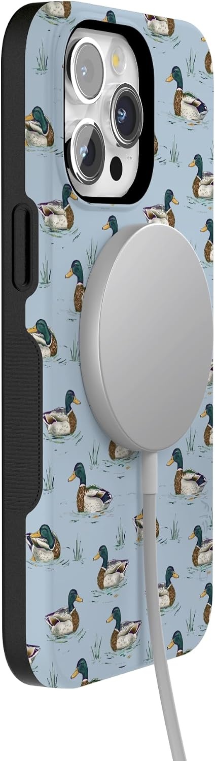 image:imageCasely iPhone 15 Pro Max Case Blue Mallard amp Co The Boyfriend Collection Bold Protective Design Compatible with MagSafe