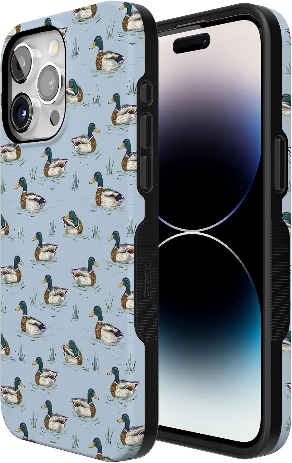 image:imageCasely iPhone 15 Pro Max Case Blue Mallard amp Co The Boyfriend Collection Bold Protective Design Compatible with MagSafe