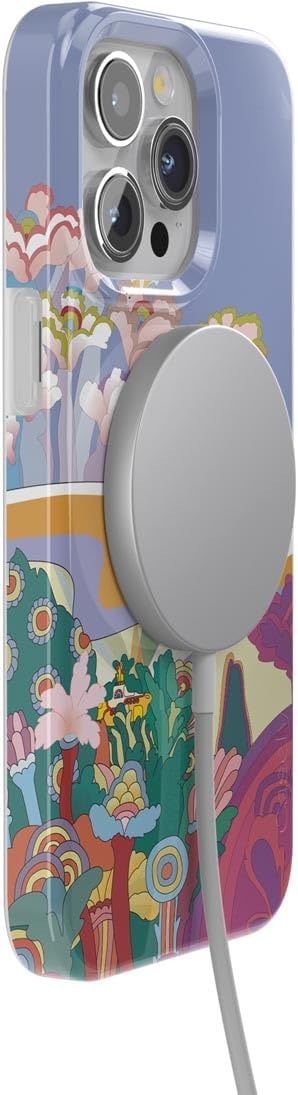 image:imageCasely iPhone 15 Pro Max Case Clear Skies Clear Shimmer Compatible with MagSafe Classic Ultra Slim DesignBeneath the Waves The Beatles Yellow Submarine
