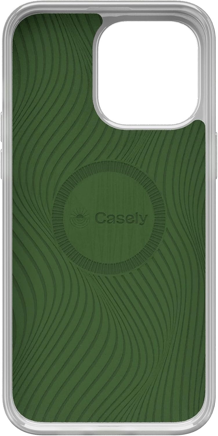 image:imageCasely iPhone 15 Pro Max Case Clear Skies Clear Shimmer Compatible with MagSafe Classic Ultra Slim DesignMonets Water Lilies The Met Museum
