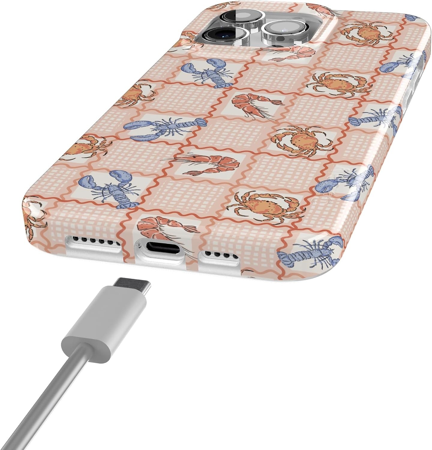 image:imageCasely iPhone 15 Pro Max Case Clear Skies Clear Shimmer Compatible with MagSafe Classic Ultra Slim DesignOn the Cape Coastal Summer