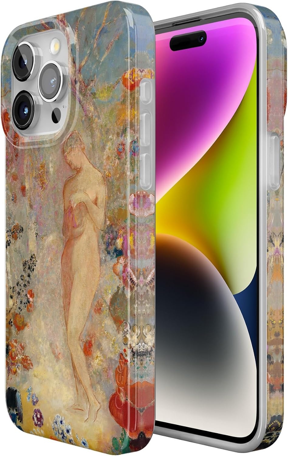 image:imageCasely iPhone 15 Pro Max Case Clear Skies Clear Shimmer Compatible with MagSafe Classic Ultra Slim DesignPandora The Met Museum