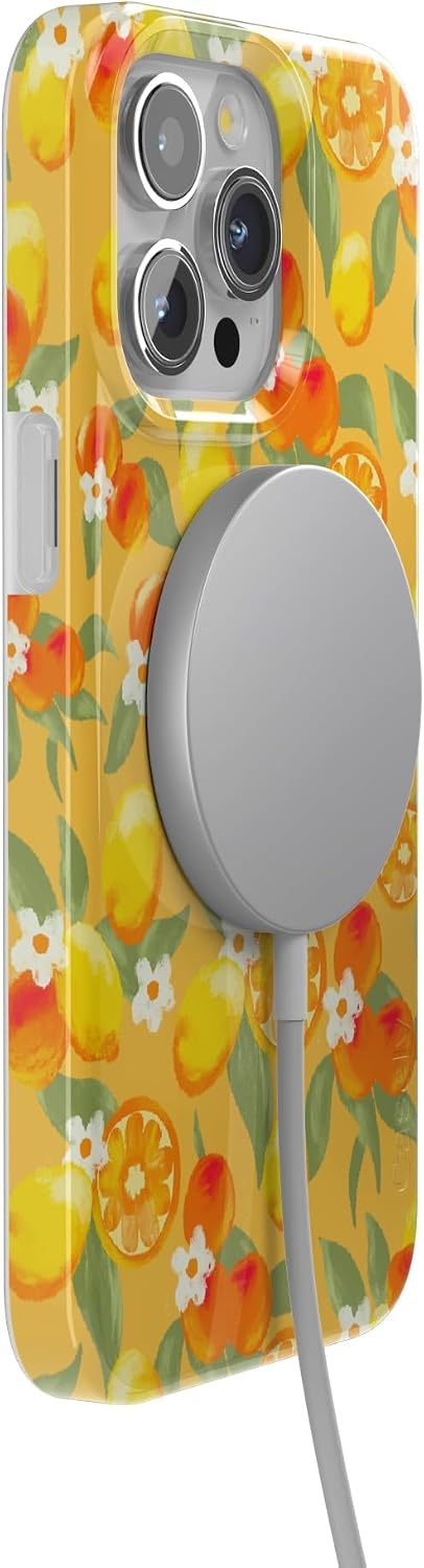 image:imageCasely iPhone 15 Pro Max Case Clear Skies Clear Shimmer Compatible with MagSafe Classic Ultra Slim DesignPositano Dippin Daisys Italian Coast