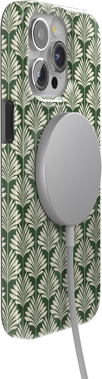 image:imageCasely iPhone 15 Pro Max Case Clear Skies Clear Shimmer Compatible with MagSafe Classic Ultra Slim DesignThe Boyfriend Collection Cabana Nights