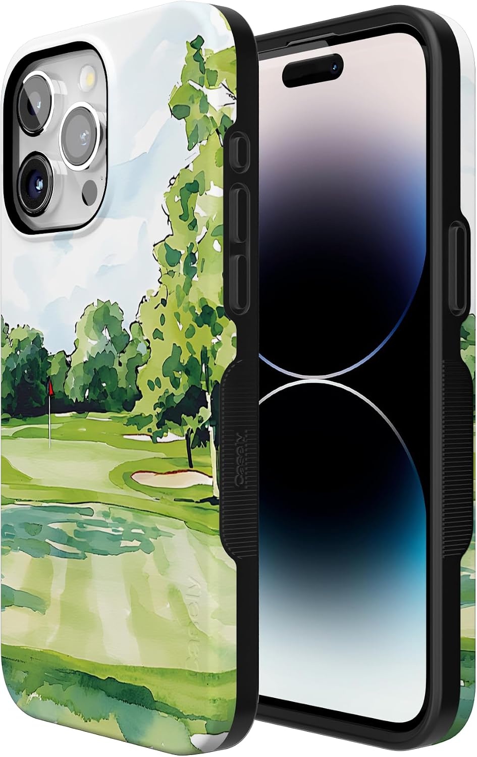 image:imageCasely iPhone 15 Pro Max Case Clubhouse Tee Time Bold Protective Design Compatible with MagSafe