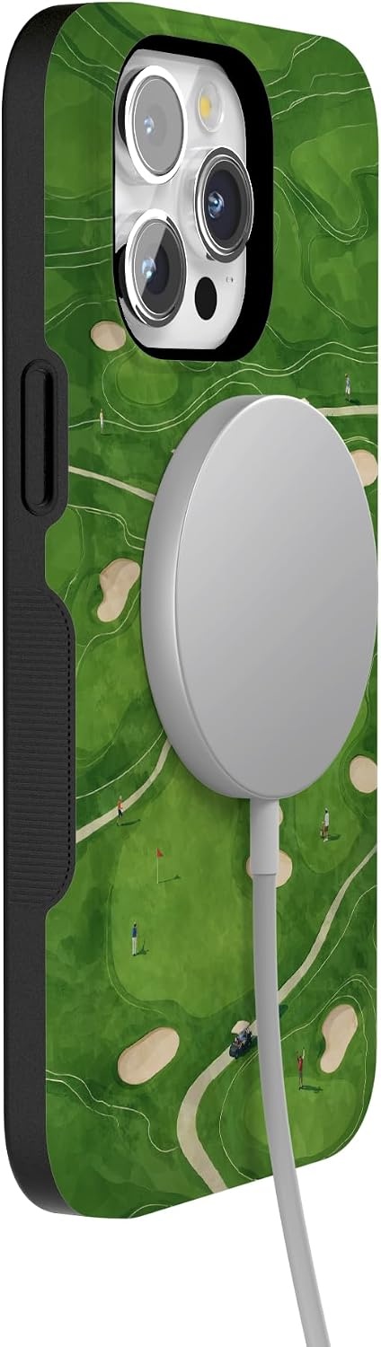 image:imageCasely iPhone 15 Pro Max Case Clubhouse The Back Nine Bold Protective Design Compatible with MagSafe