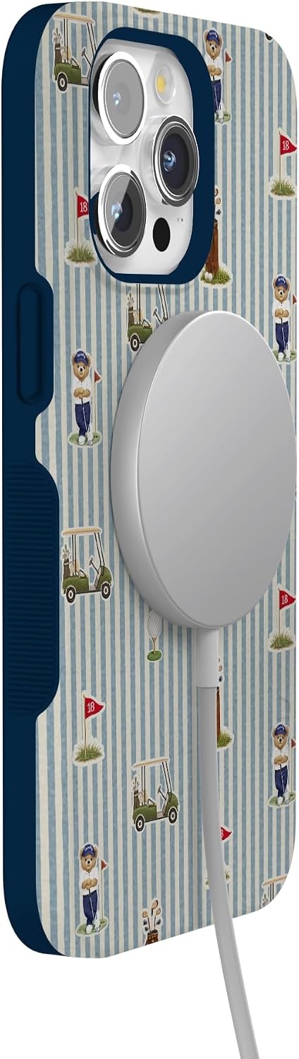 image:imageCasely iPhone 15 Pro Max Case Clubhouse The Caddie Print Bold Protective Design Compatible with MagSafe