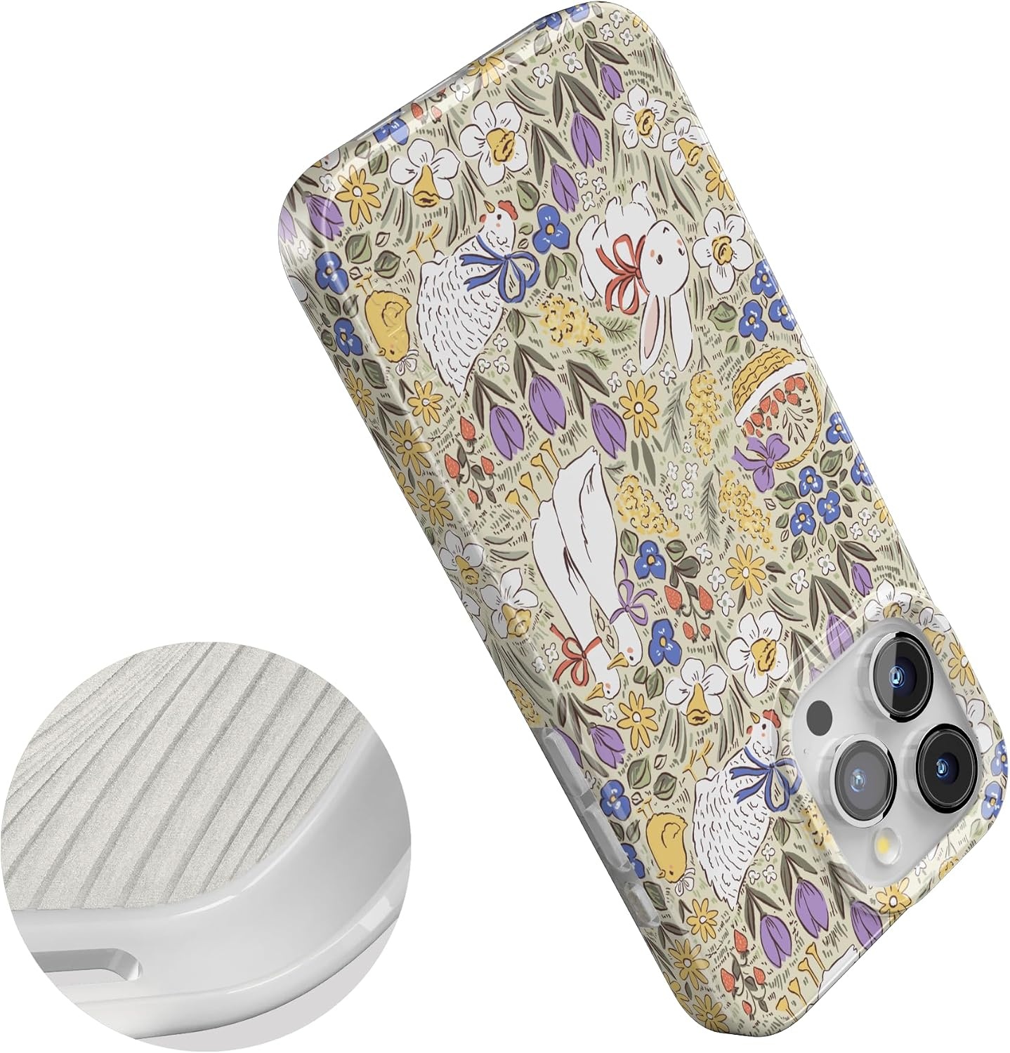 image:imageCasely iPhone 15 Pro Max Case Storybook Stroll Spring Garden Compatible with MagSafe Classic Ultra Thin Design