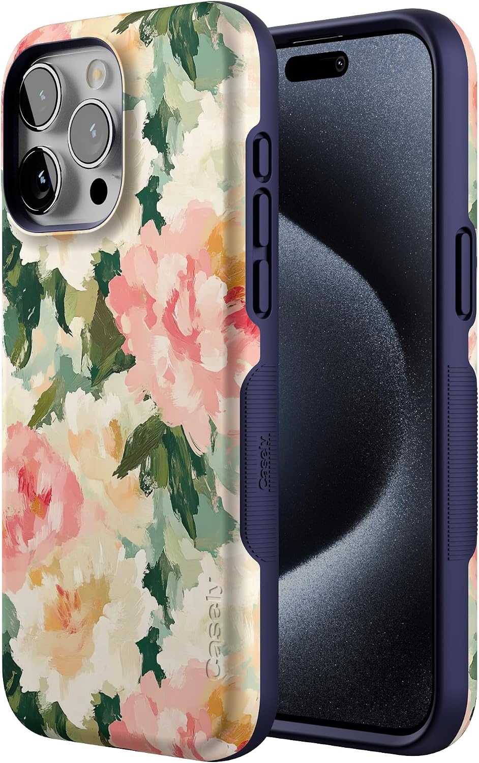 image:imageCasely iPhone 15 Pro Max Case The Garden Room Painted Petals Bold Protective Design Compatible with MagSafe