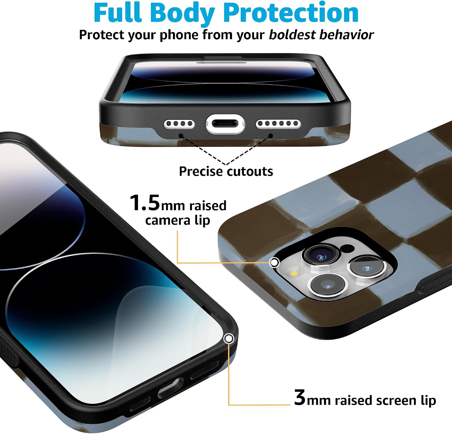 image:imageCasely iPhone 15 Pro Max Case Up River The Boyfriend Collection Bold Protective Design Compatible with MagSafe