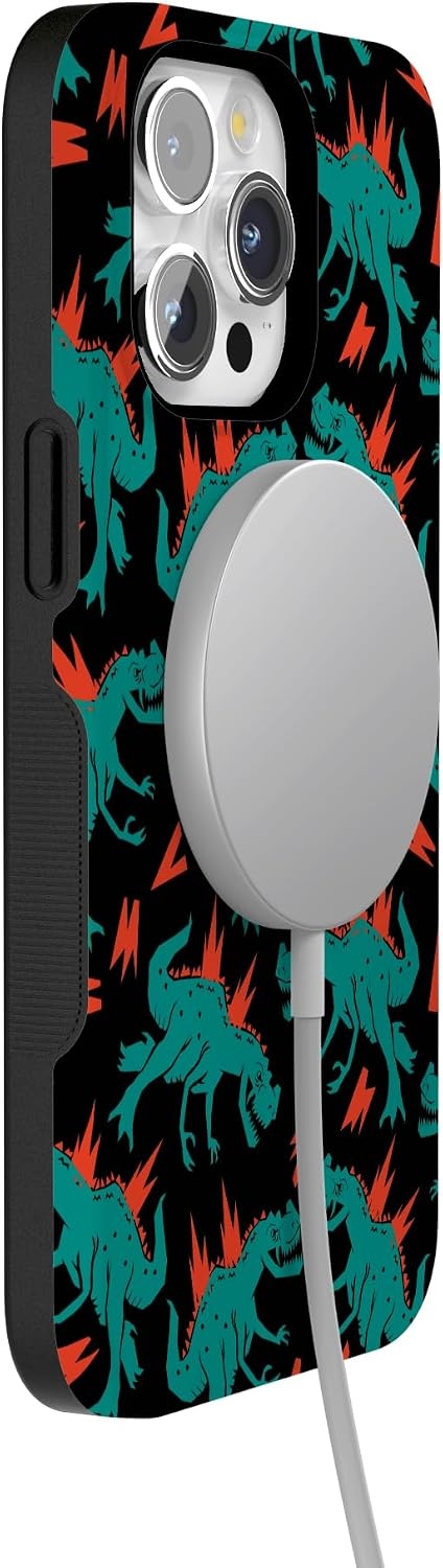 image:imageCasely iPhone 15 Pro Max Case Youre Dinomite Green Dinosaur Bold Protective Design Compatible with MagSafe