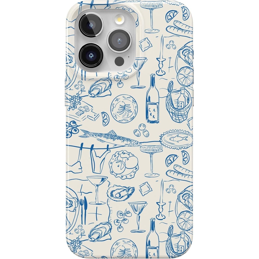 image:imageCasely iPhone 15 Pro Max Case  Clear Skies  Clear Shimmer  Compatible with MagSafe  Classic Ultra Slim DesignAmalfi Aperitivo  Dolce Vita