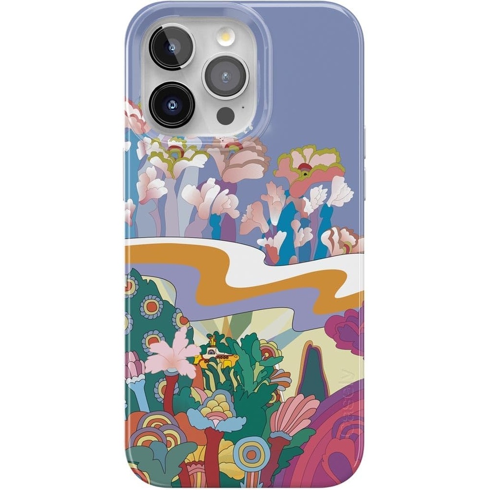 image:imageCasely iPhone 15 Pro Max Case  Clear Skies  Clear Shimmer  Compatible with MagSafe  Classic Ultra Slim DesignBeneath the Waves  The Beatles Yellow Submarine