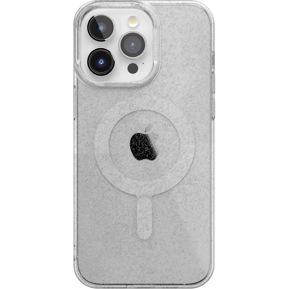 image:imageCasely iPhone 15 Pro Max Case  Clear Skies  Clear Shimmer  Compatible with MagSafe  Classic Ultra Slim DesignGlitter  Clear Skies  Clear Glitter