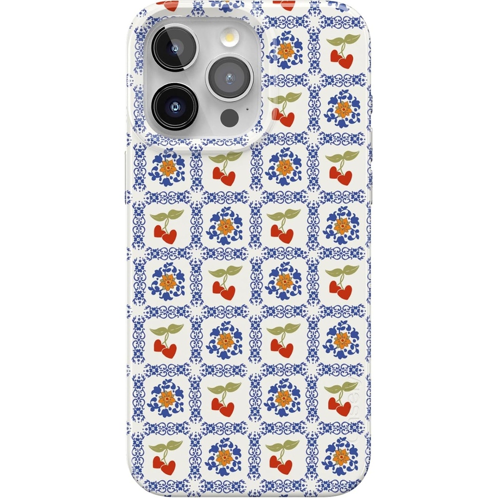 image:imageCasely iPhone 15 Pro Max Case Clear Skies Clear Shimmer Compatible with MagSafe Classic Ultra Slim DesignPalermo Dippin Daisys Italian Coast