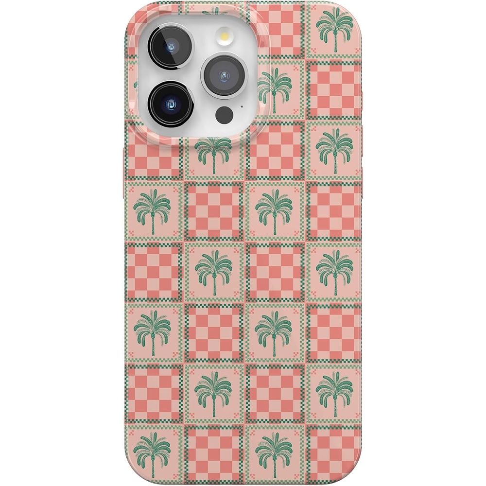 image:imageCasely iPhone 15 Pro Max Case Clear Skies Clear Shimmer Compatible with MagSafe Classic Ultra Slim DesignPalm Beach The Social Club