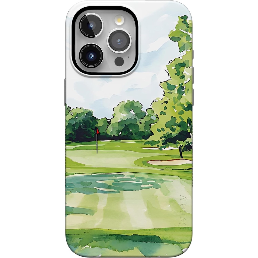 image:imageCasely iPhone 15 Pro Max Case Clubhouse Tee Time Bold Protective Design Compatible with MagSafe
