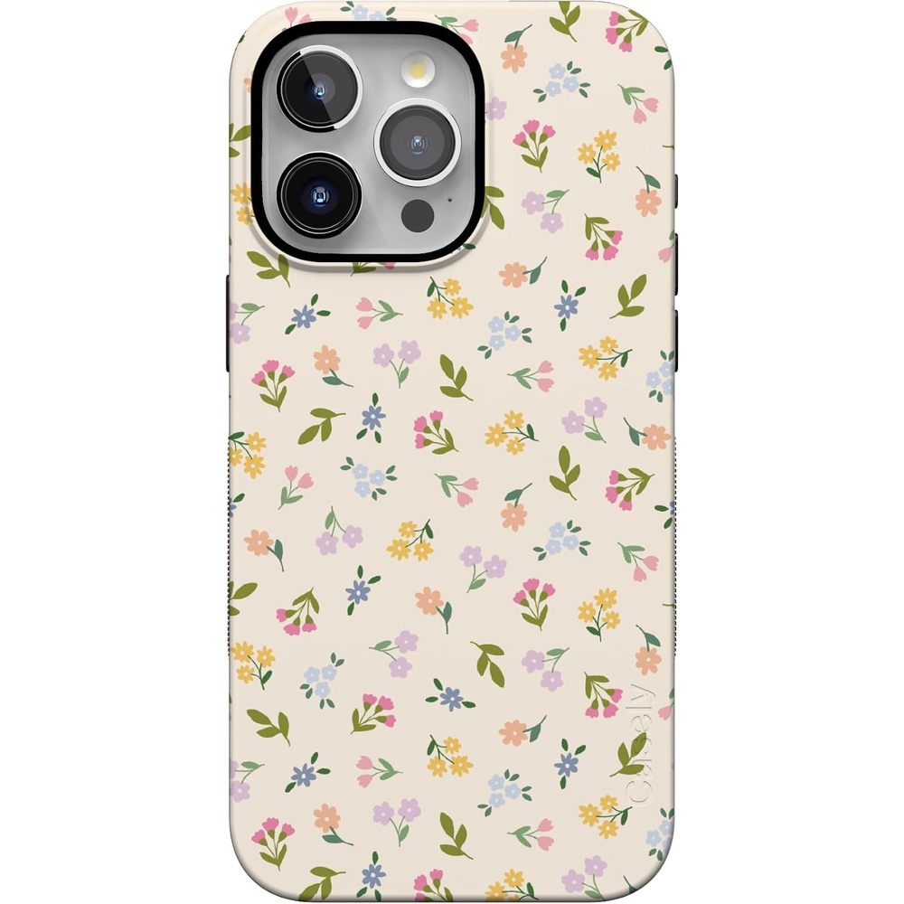 image:imageCasely iPhone 15 Pro Max Case Ditsy Floral Tiny Flowers Bold Protective Design Compatible with MagSafe