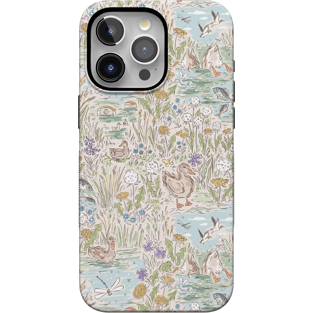 image:imageCasely iPhone 15 Pro Max Case The Waddle Path Duck Pond Bold Protective Design Compatible with MagSafe