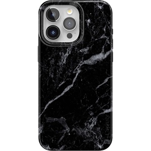 Casely iPhone 15 Pro Max Case | Clear Skies | Clear Shimmer | Compatible with MagSafe | Classic Ultra Slim Design(Black Pearl Marble)