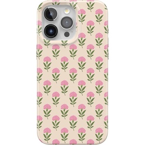 Casely iPhone 15 Pro Max Case | Clear Skies | Clear Shimmer | Compatible with MagSafe | Classic Ultra Slim Design(Jenna’s Flowers | Fun on Weekdays)