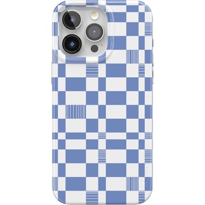 Casely iPhone 15 Pro Max Case | Clear Skies | Clear Shimmer | Compatible with MagSafe | Classic Ultra Slim Design(Reality Check | Periwinkle)