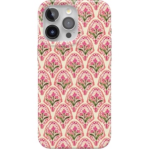 Casely iPhone 15 Pro Max Case | Clear Skies | Clear Shimmer | Compatible with MagSafe | Classic Ultra Slim Design(Tulip Tapestry | Jenna Palek x Casely)