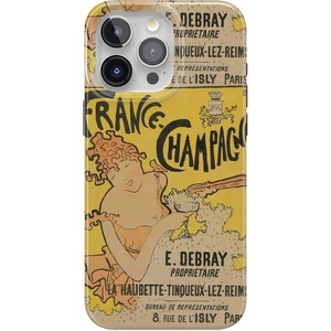 Casely iPhone 15 Pro Max Case | Clear Skies | Clear Shimmer | Compatible with MagSafe | Classic Ultra Slim Design(Van Gogh | French Bubbly)