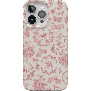 Casely iPhone 15 Pro Max Case | Clear Skies | Clear Shimmer | Compatible with MagSafe | Classic Ultra Slim Design(Western Bloom | Jenna Palek x Casely)