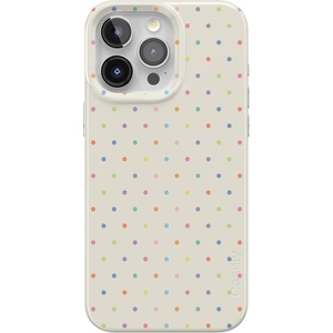 Casely iPhone 15 Pro Max Case | On the Dot | Rainbow Polka Dot | Compatible with MagSafe | Classic Ultra Thin Design